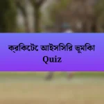 ক্রিকেটে আইসিসির ভূমিকা Quiz